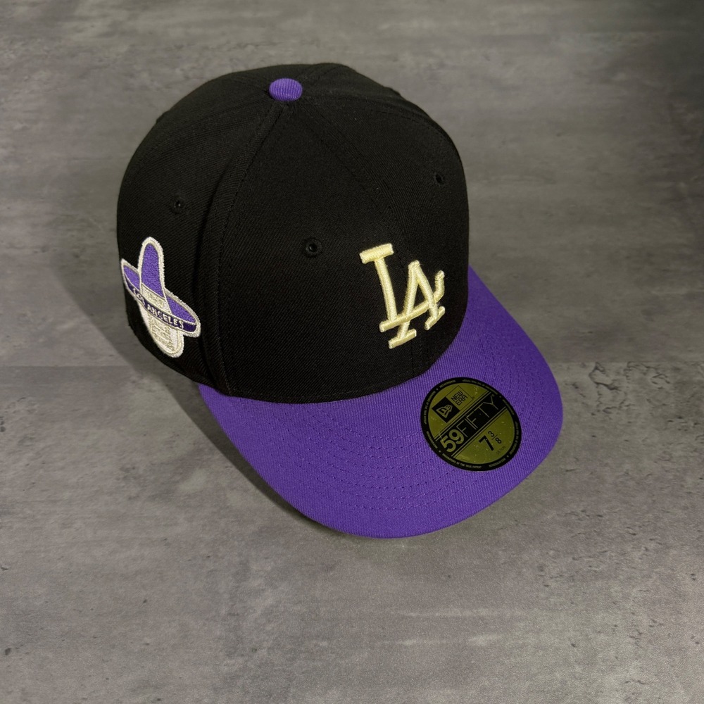 Hat Club Los Angeles Dodgers New Era Cap Sacramento Kings Fitted Sombrero Patch
